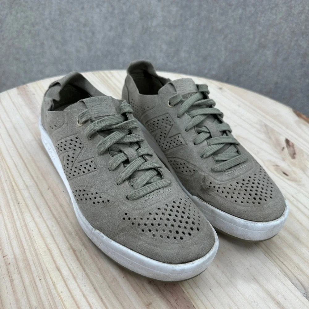 New Balance CRT300 Deconstructed Sneakers Womens 7.5 Olive Green Suede Low Top